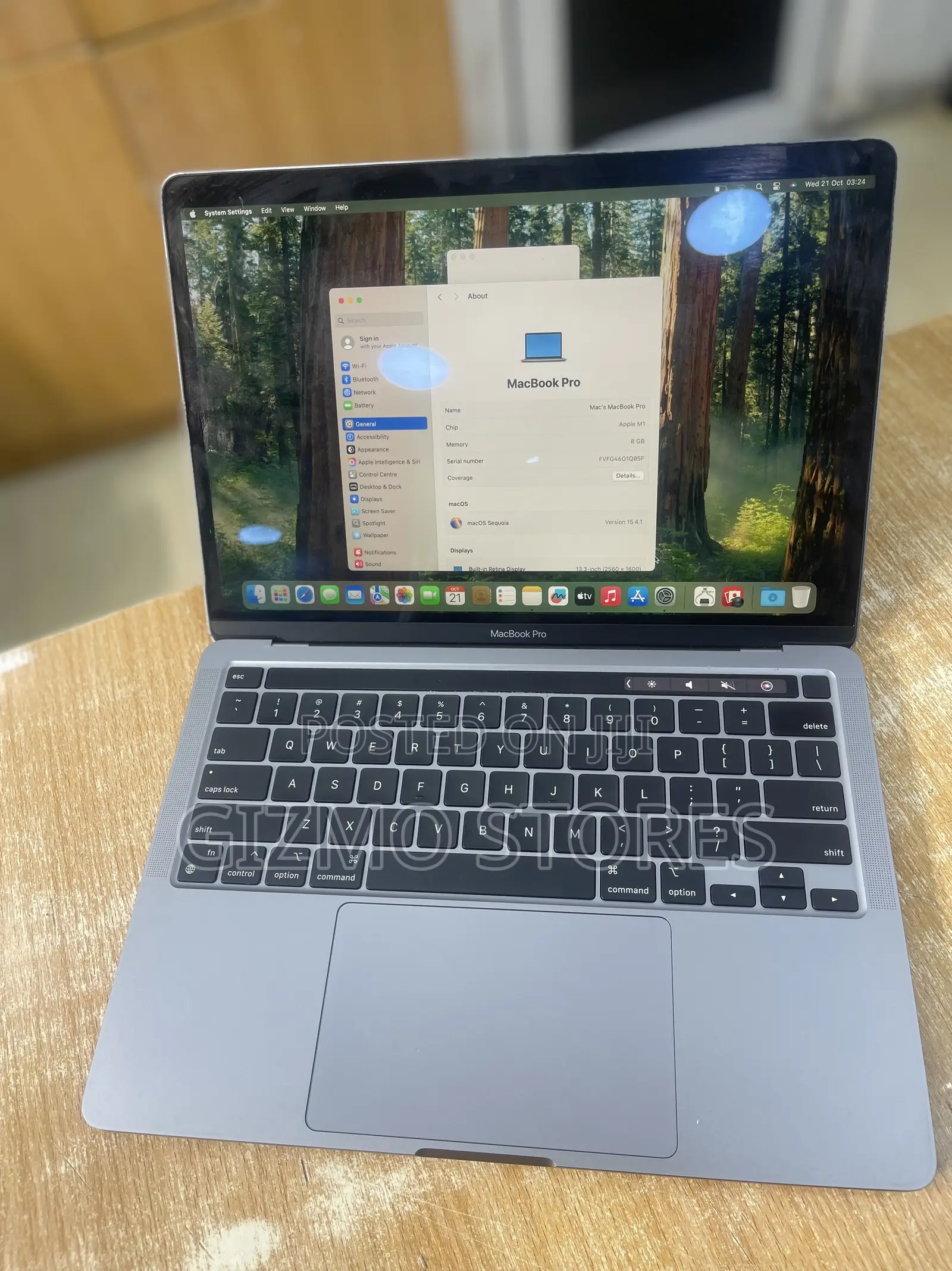 Laptop Apple MacBook Pro 2020 M1 8GB Apple M1 SSD 512GB