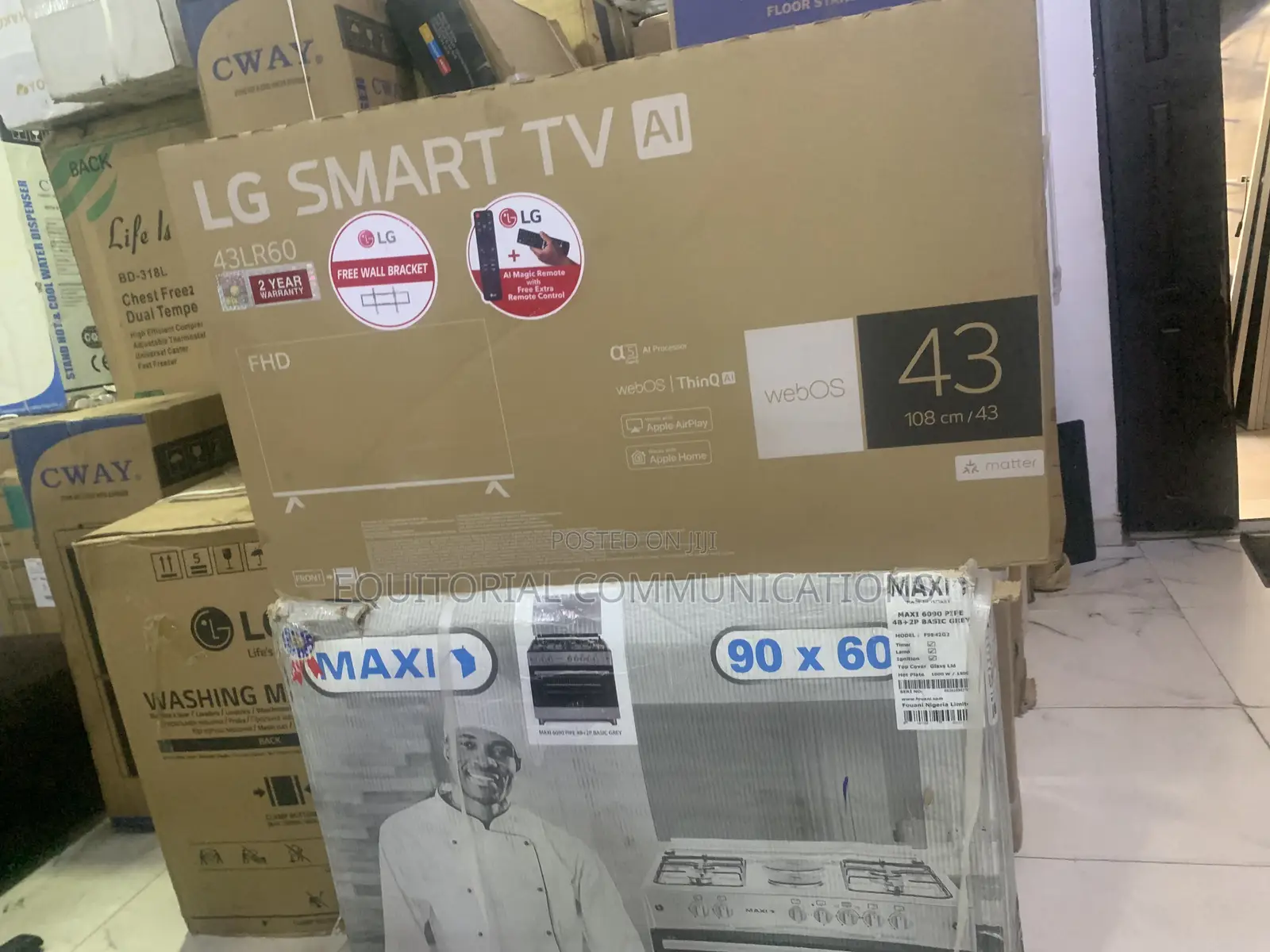 LG 43-Inch Smart LED TV With Full HD Entertainment Experience