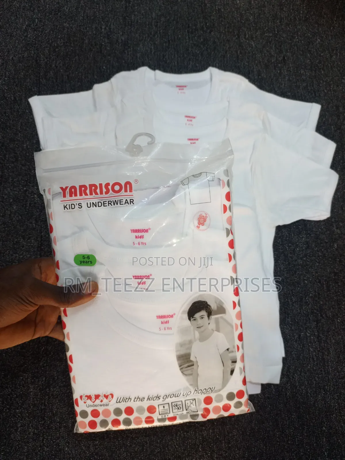 3-in-1 Yarrison Kids' White T-Shirts