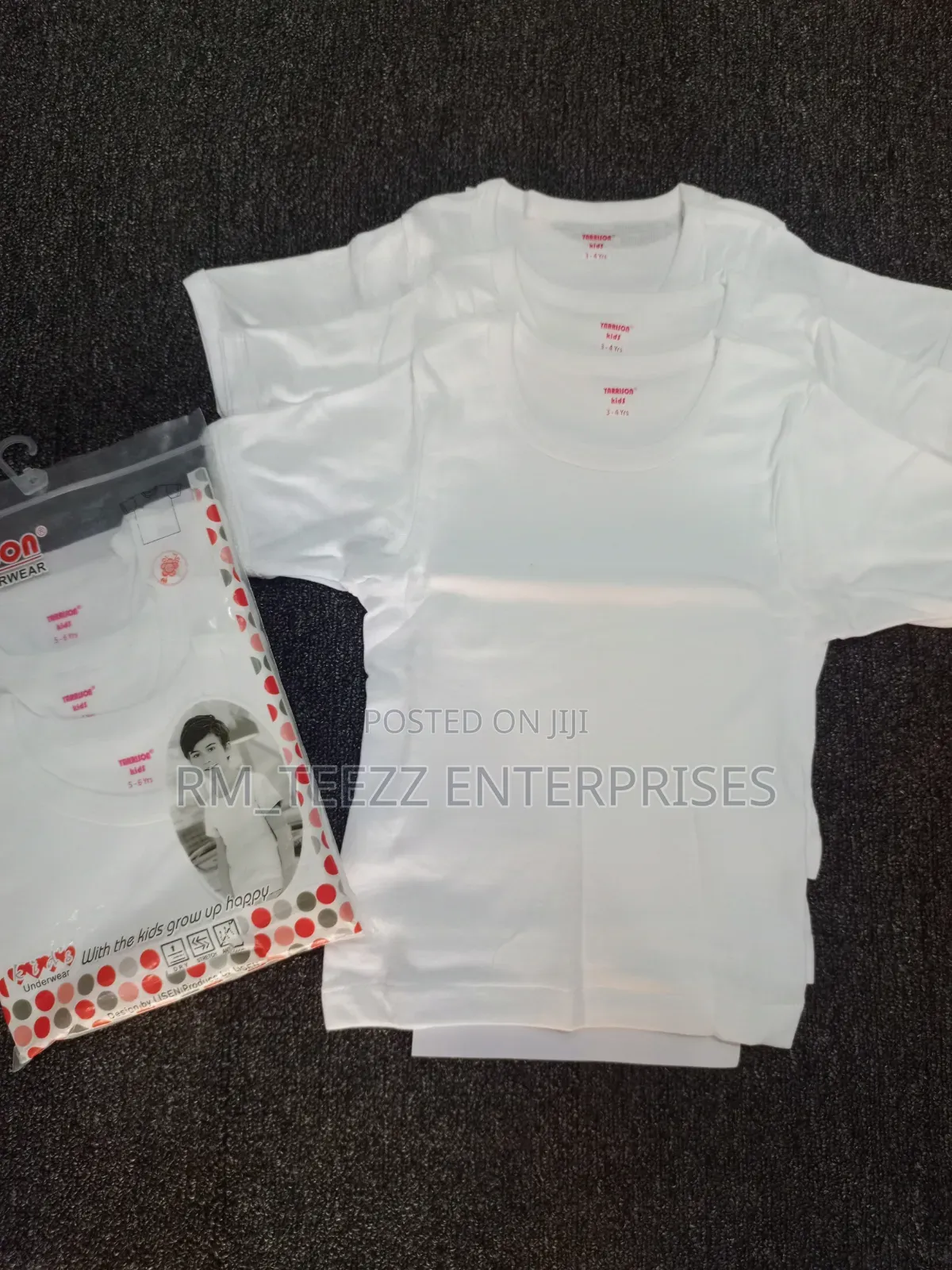 3-in-1 Yarrison Kids' White T-Shirts
