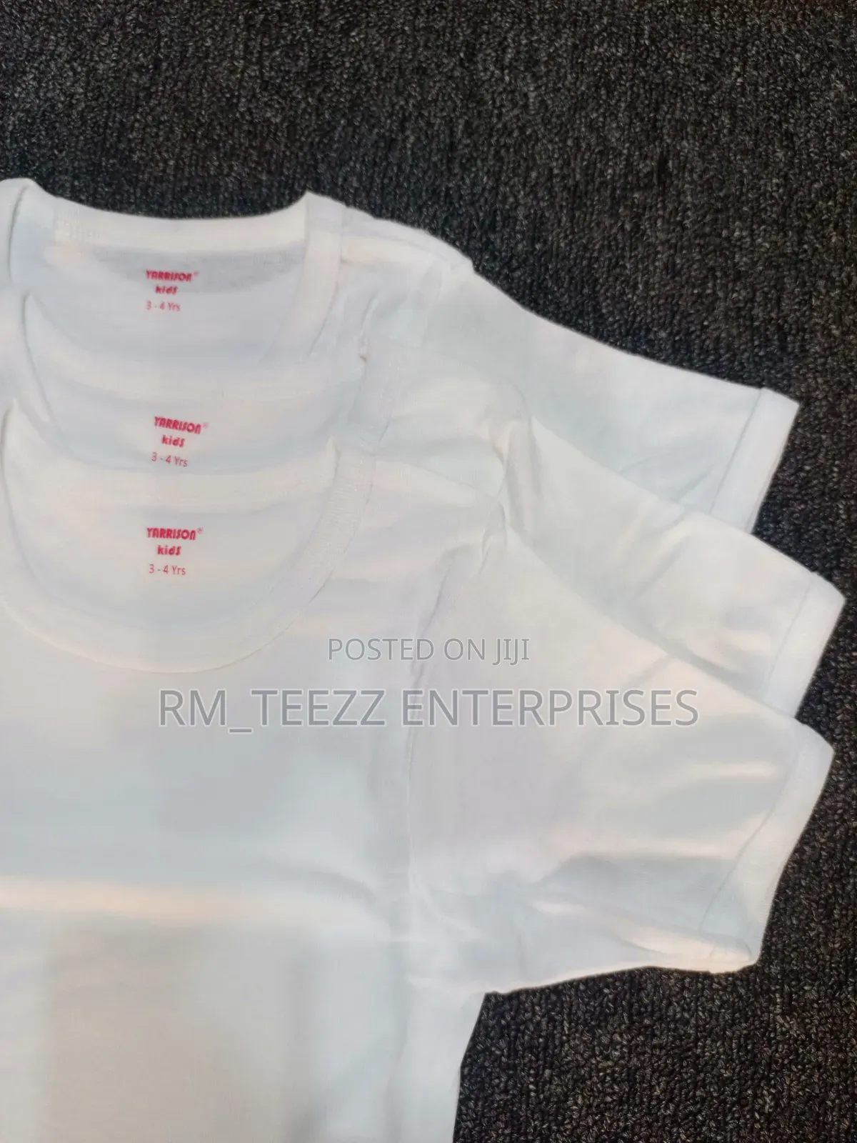 3-in-1 Yarrison Kids' White T-Shirts
