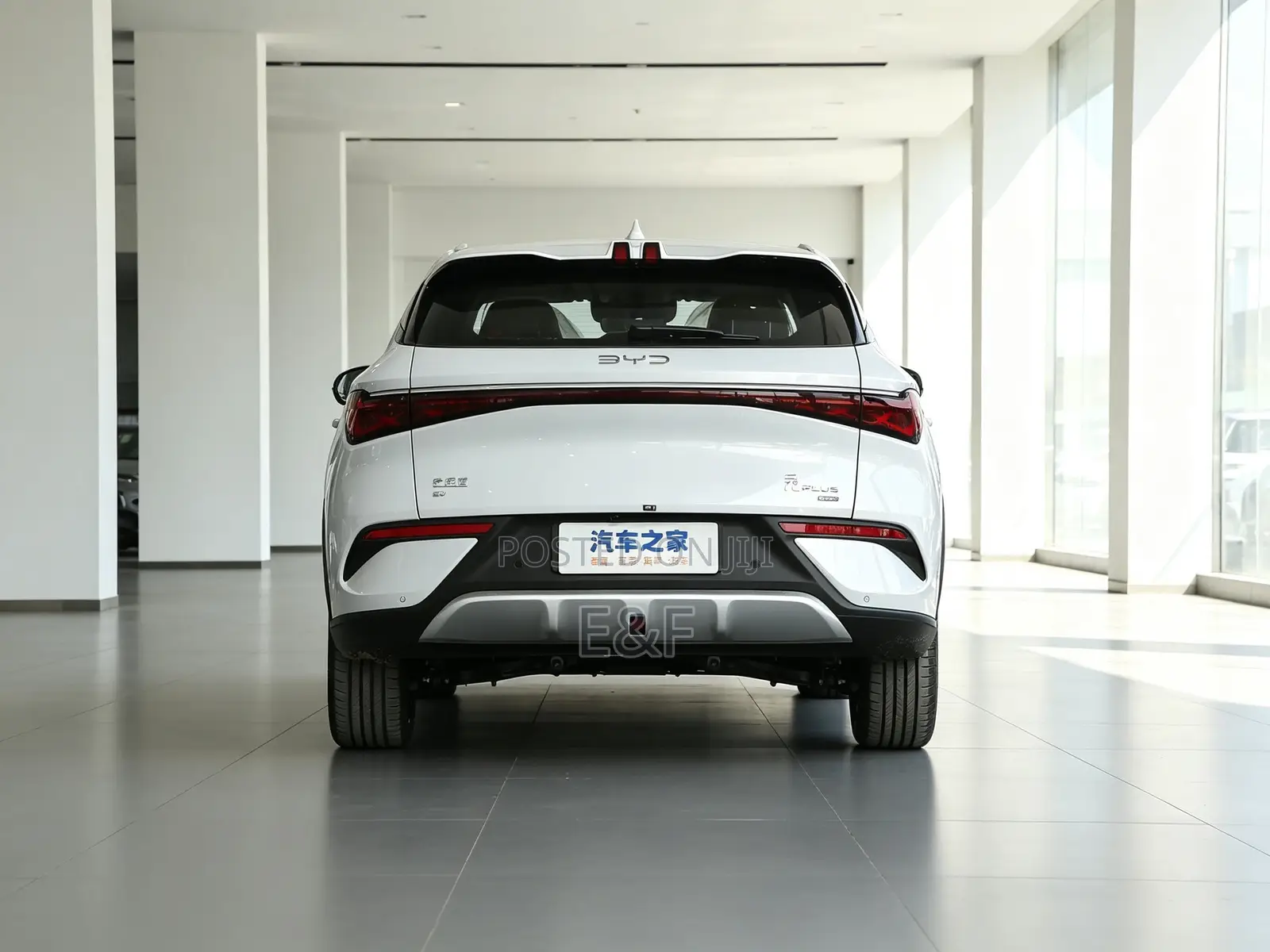 New BYD Yuan Plus 2025 White