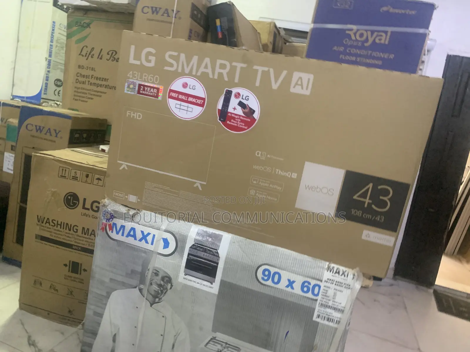 LG 43-Inch Full HD Television With Smart Streaming Capabilities