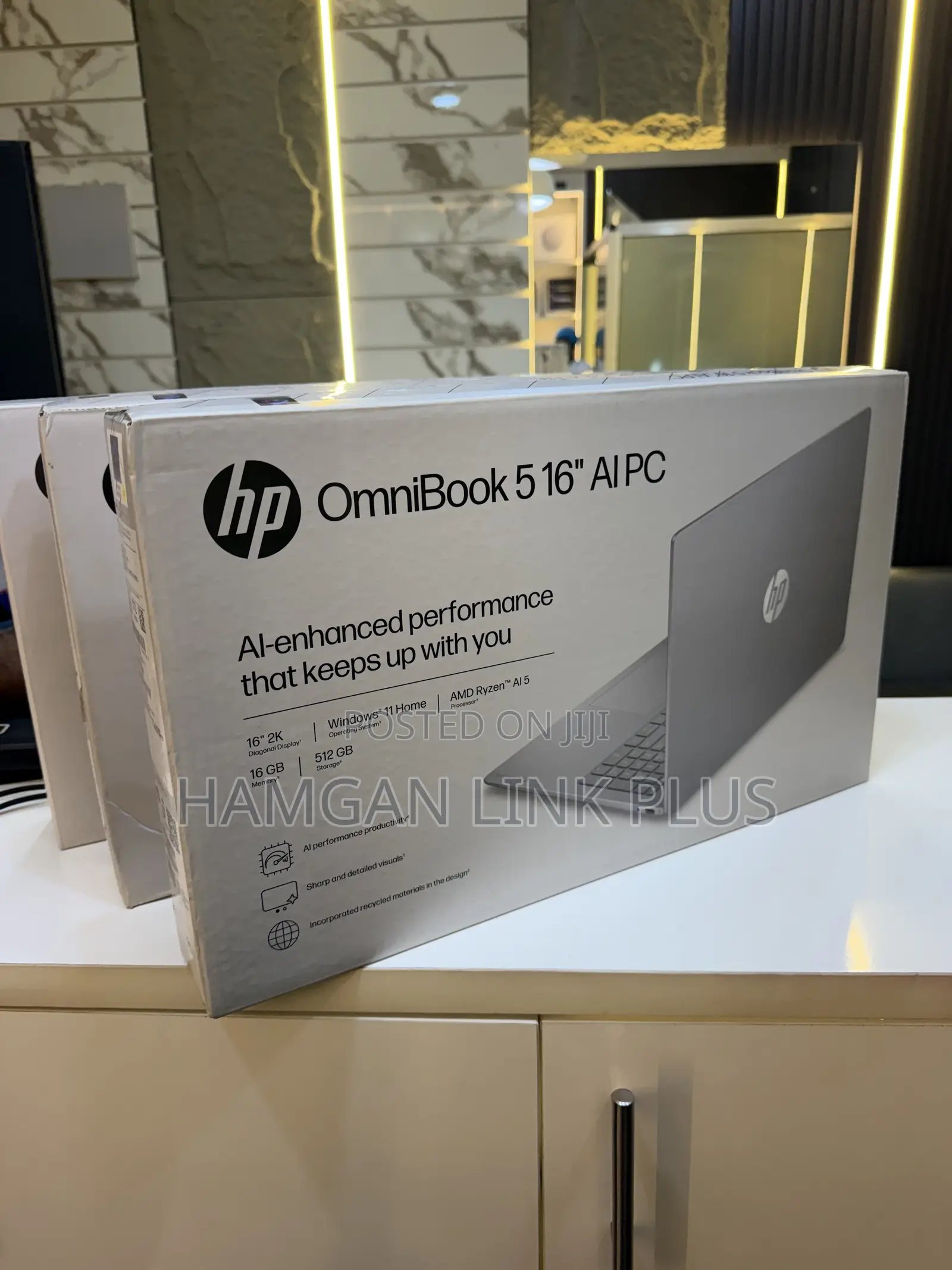New Laptop HP OmniBook 5 16" 16GB AMD Ryzen 5 SSD 512GB
