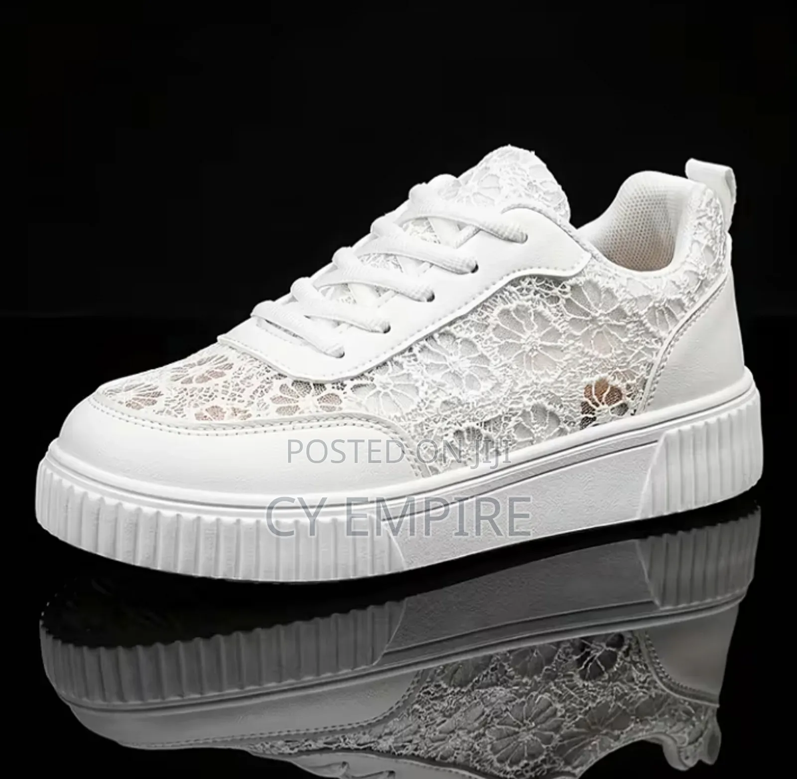 Lace Patterned Sneakers