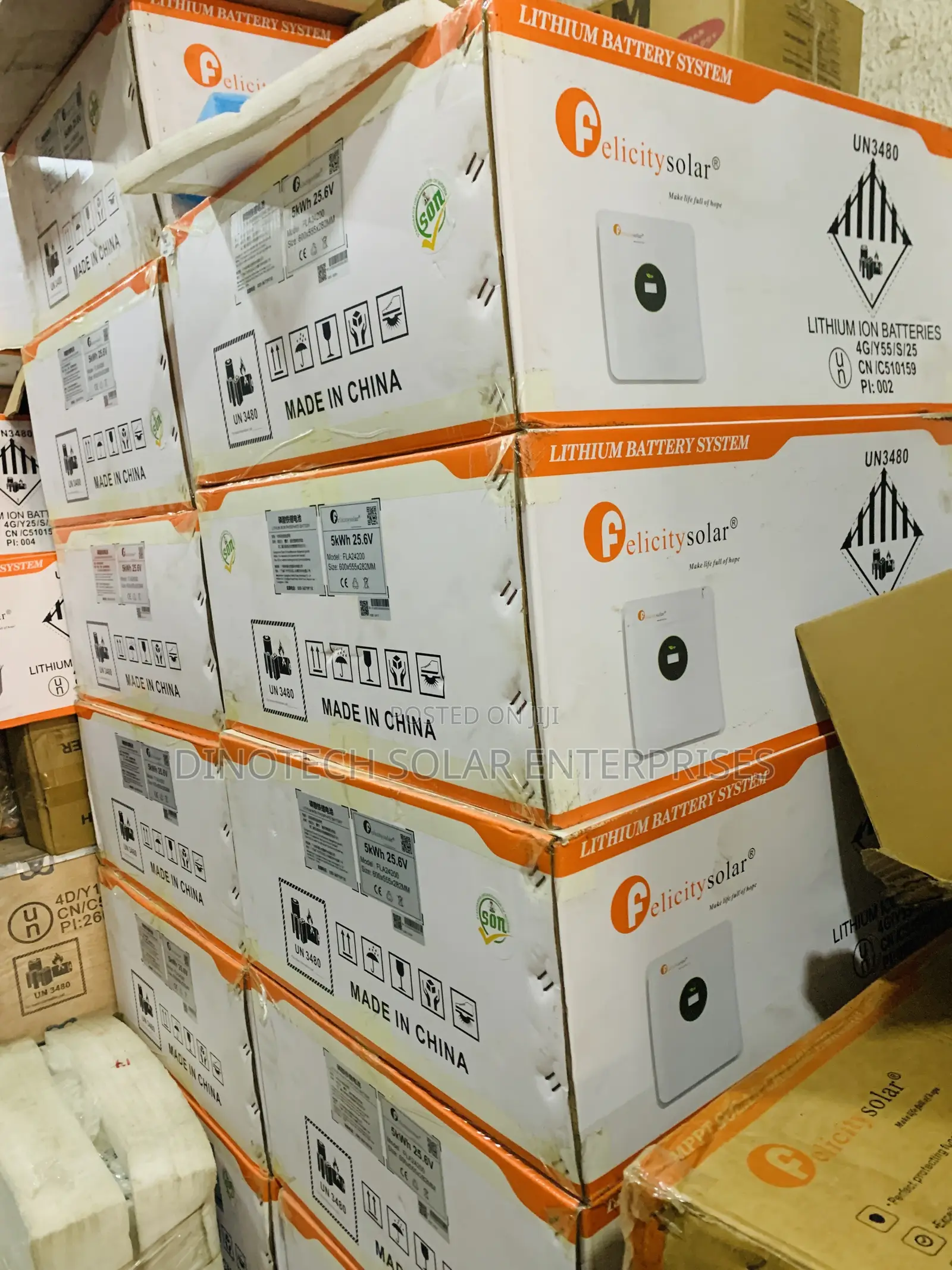 Felicity 5kwh 24v FLA Solar Lithium Battery