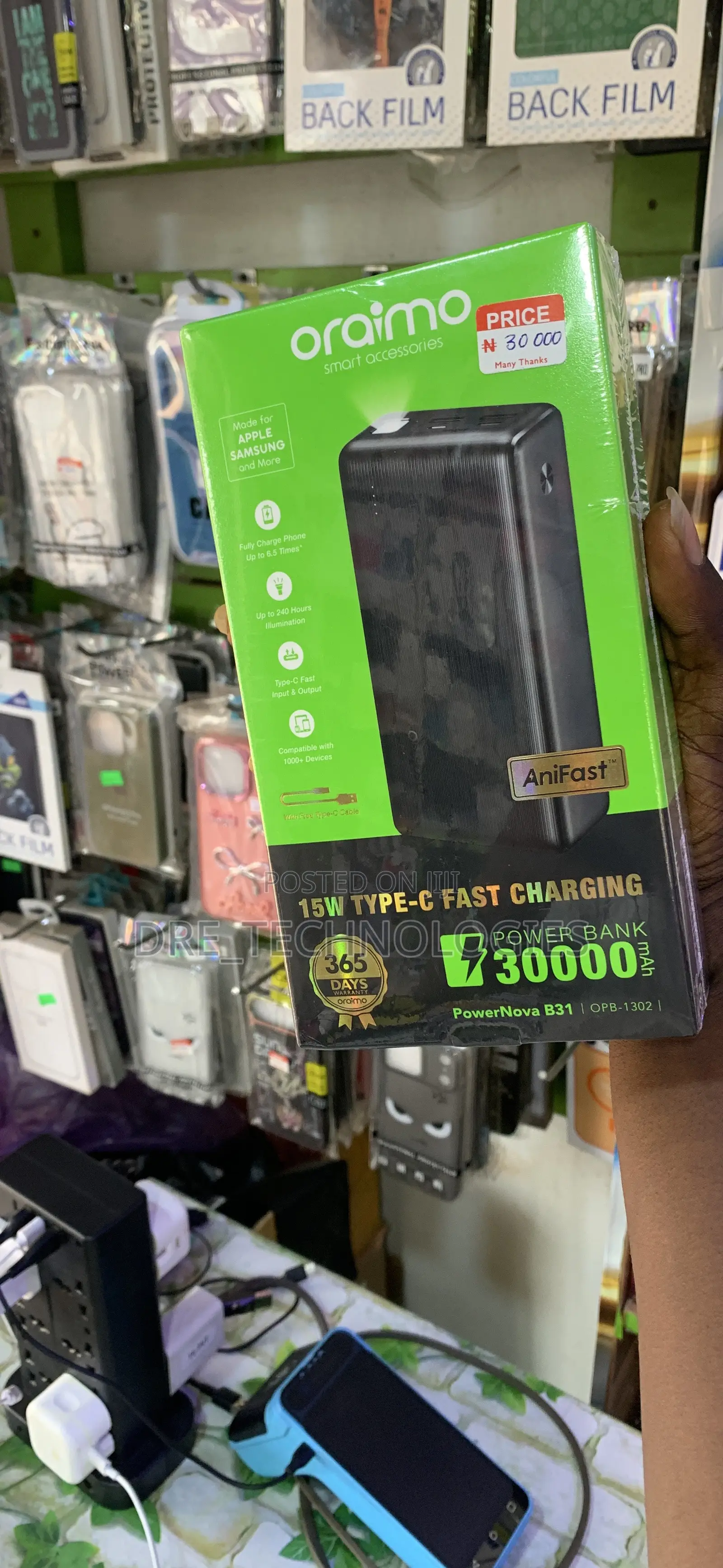 Oraimo 30,000mah Power Bank
