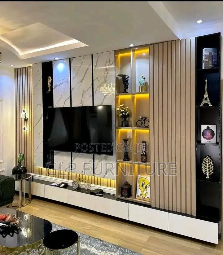 HDF High Gloss TV Console
