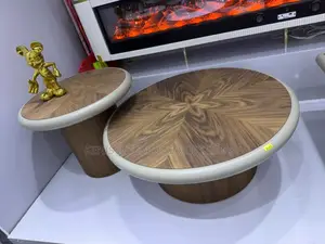 Wooden Top Center Table With Side Stool