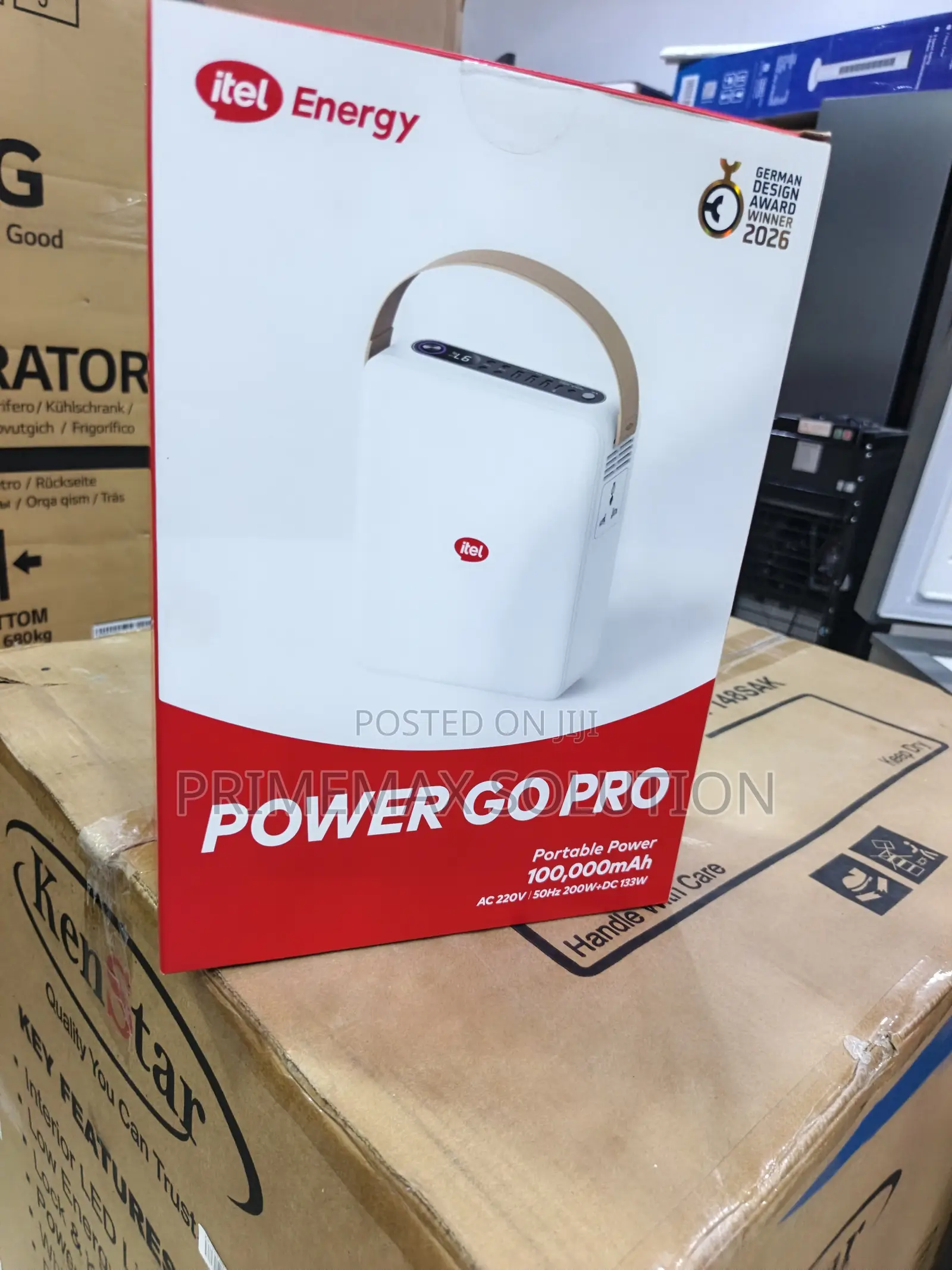 Solar Compatible Portable Power Station – ITEL 100,000mAh Capacity