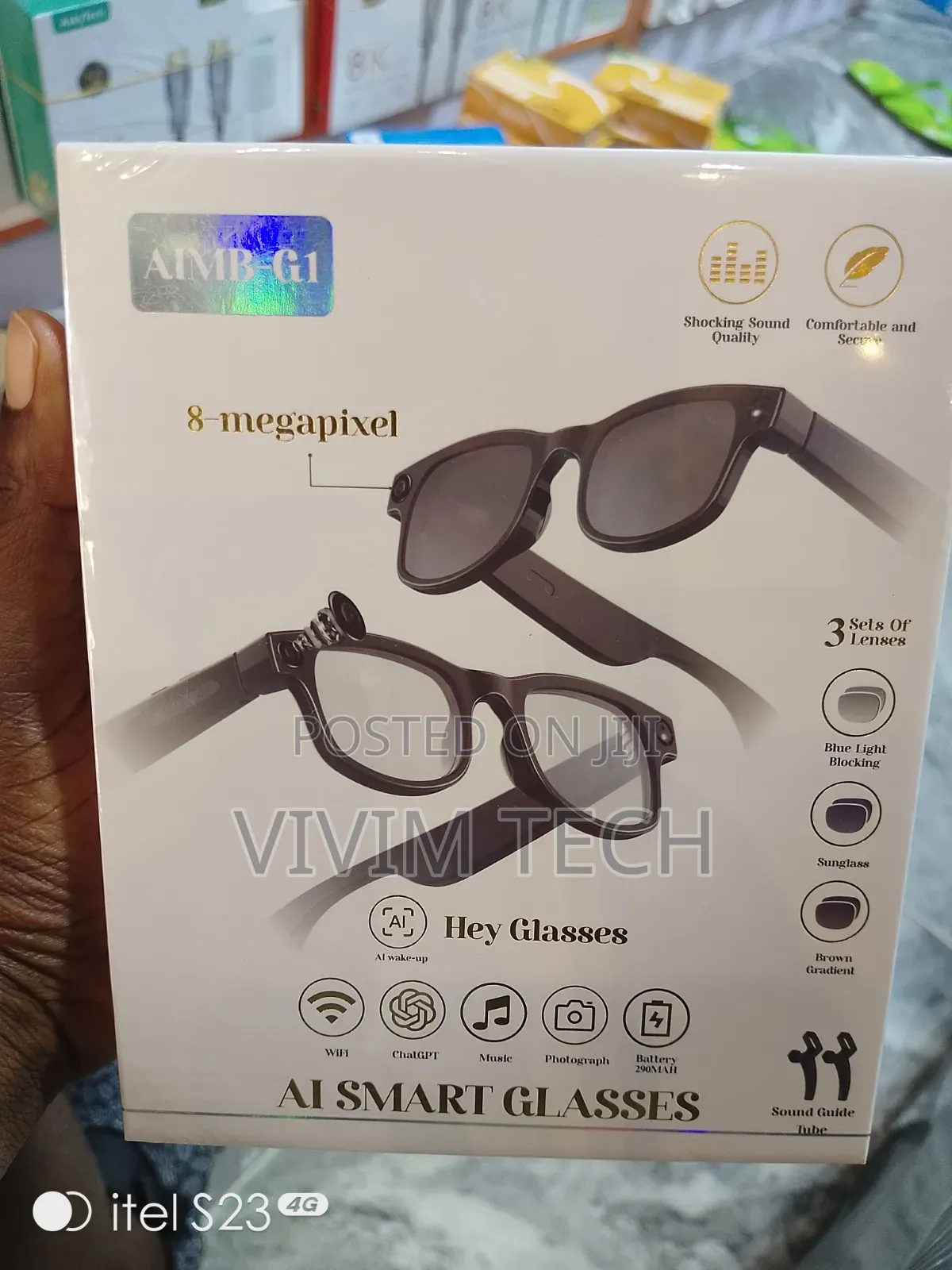 Ai Smart Glasses 8 Megapixels