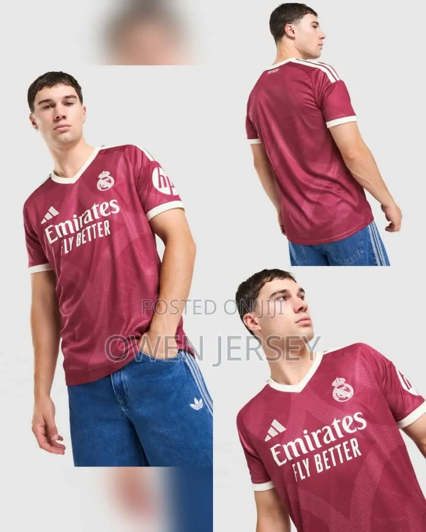 Real Madrid Pink Football Jersey 2026/27 Edition.
