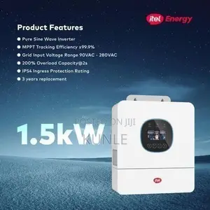 Itel IPV-1K512U 1.5kW (1500W) Off-Grid Hybrid Solar Inverter
