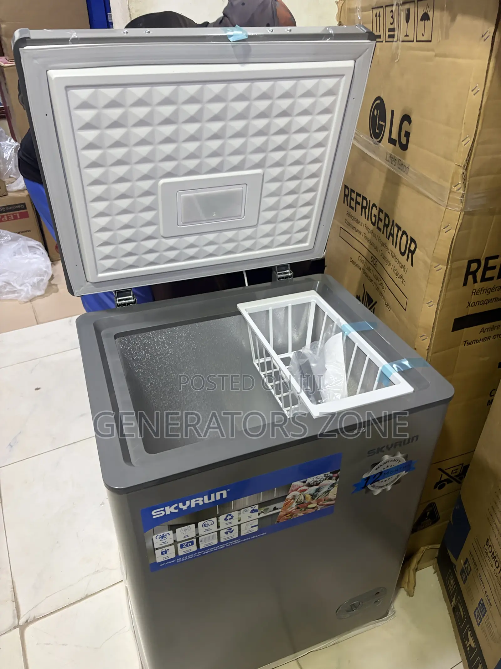 Skyrun 100 Litres Deep Chest Freezer