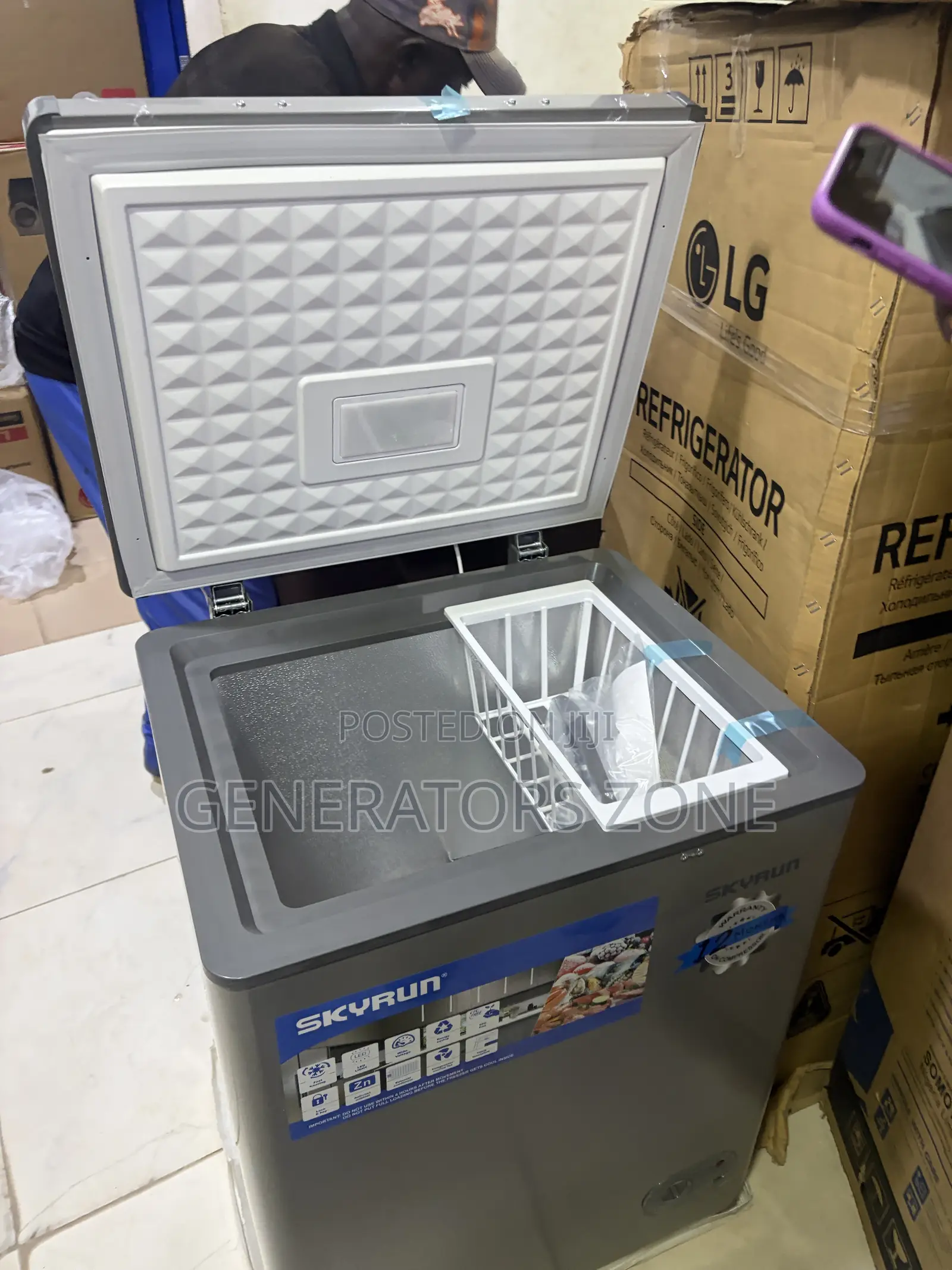Skyrun 100 Litres Deep Chest Freezer