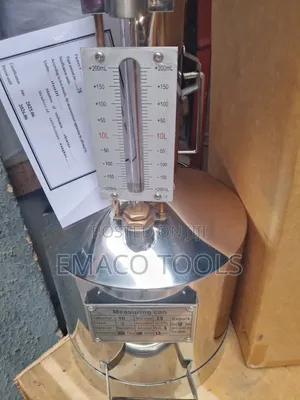 Volumetric Calibration Bucket or a Standard Metal Prover