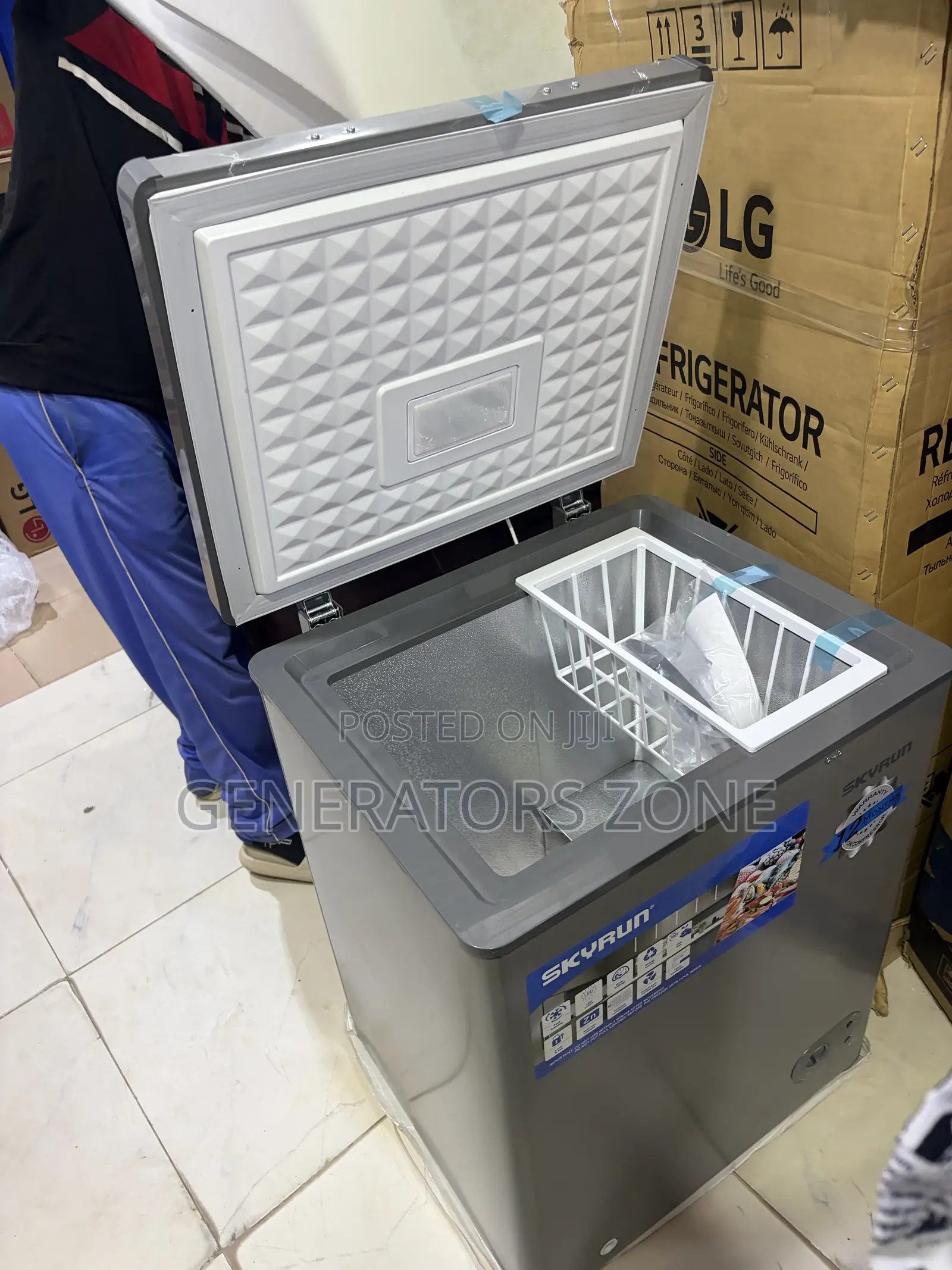 Skyrun 100L Deep Freezer for Home Use