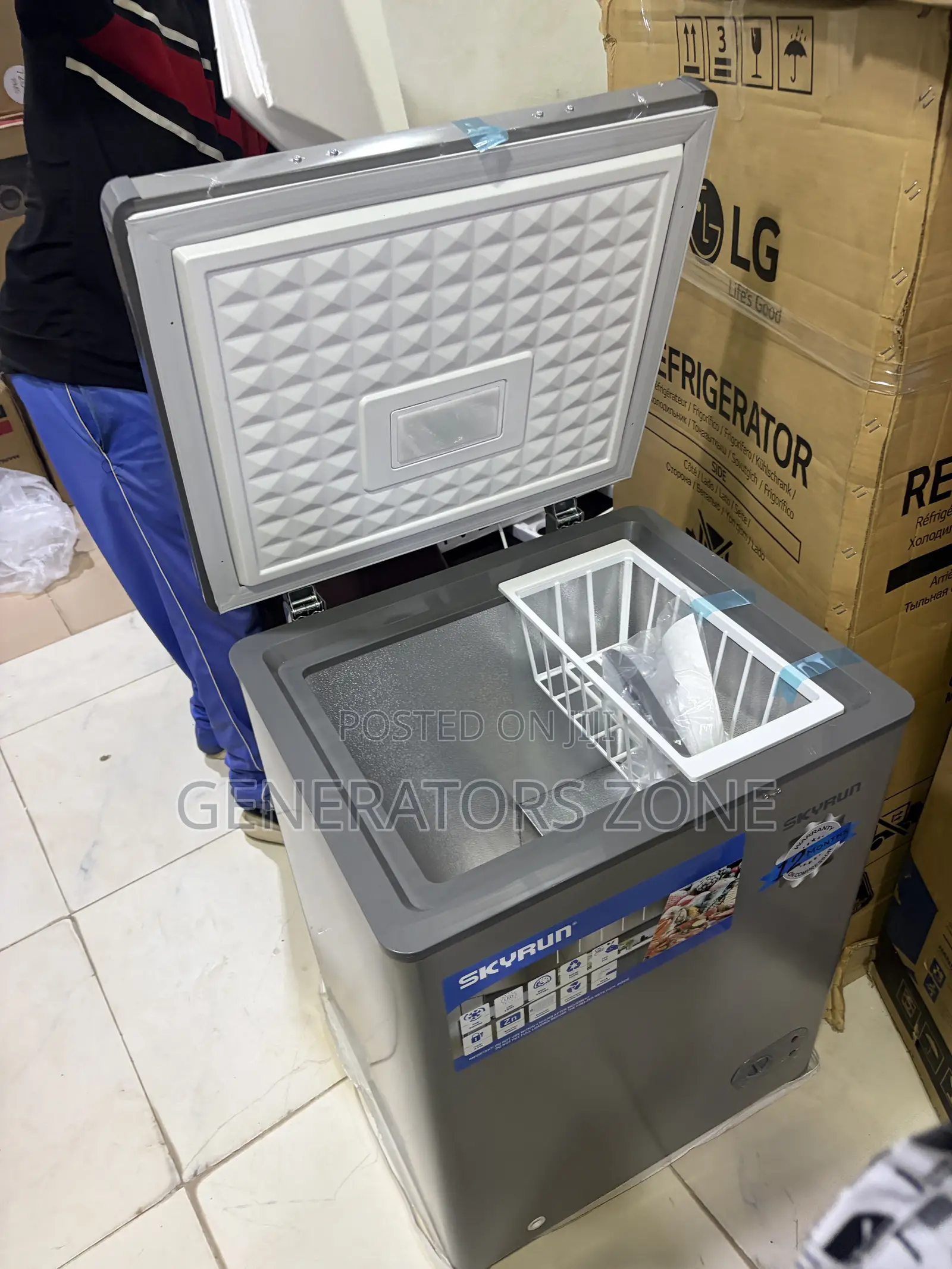 Skyrun 100L Deep Freezer for Home Use