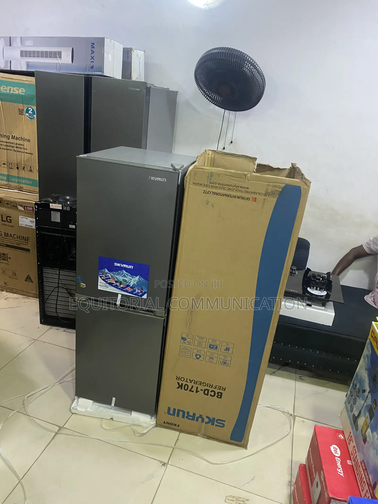 SKYRUN 170L BCD-170K Bottom Freezer Fridge