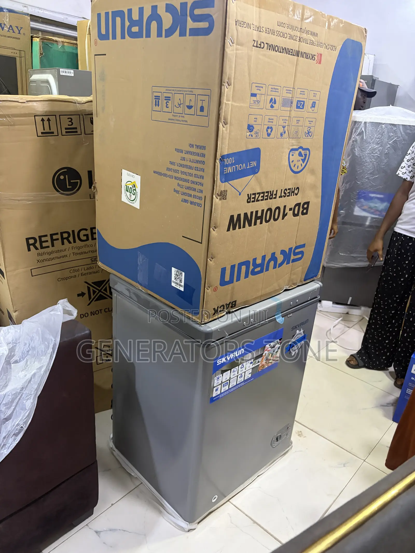 Skyrun 100L Chest Freezer for Apartments