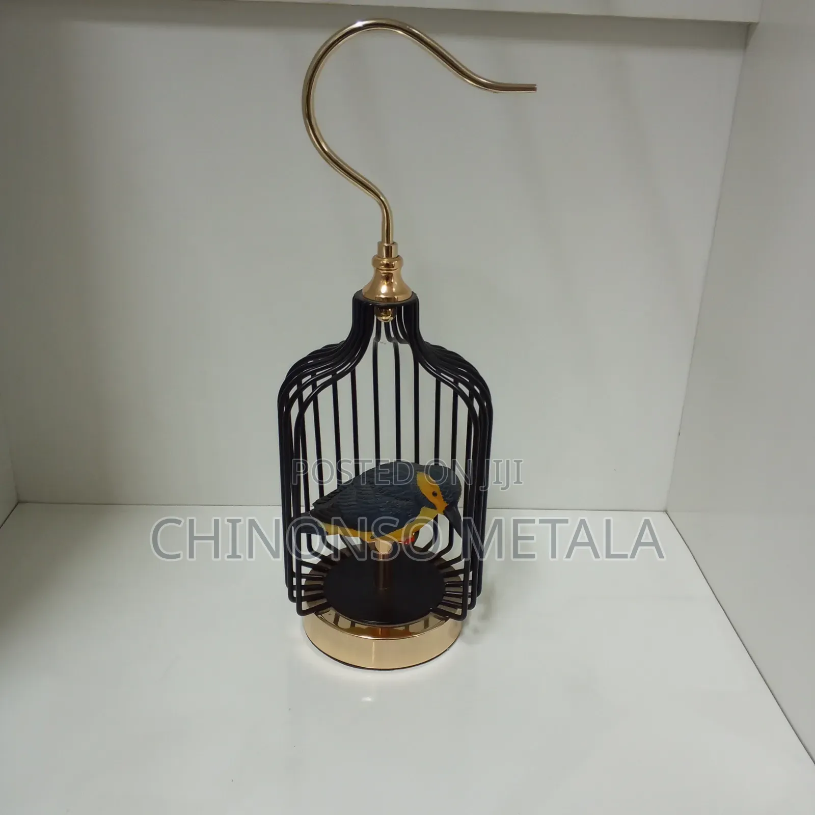 Set of 2in1 Vintage European Styled Metal Bird Cage Decor