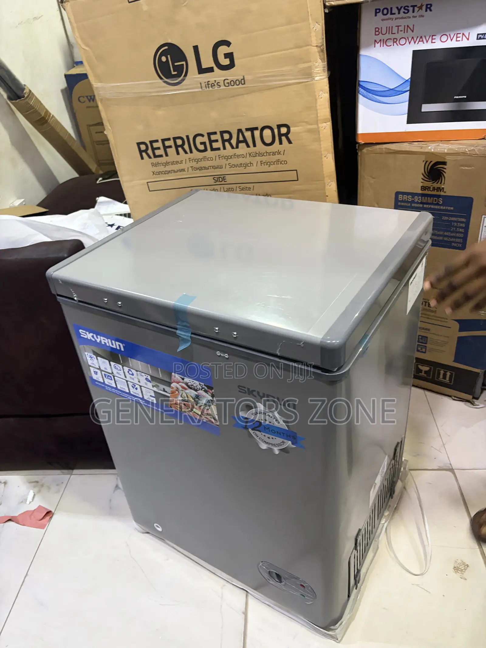 Skyrun BD-100HW Mini Chest Freezer