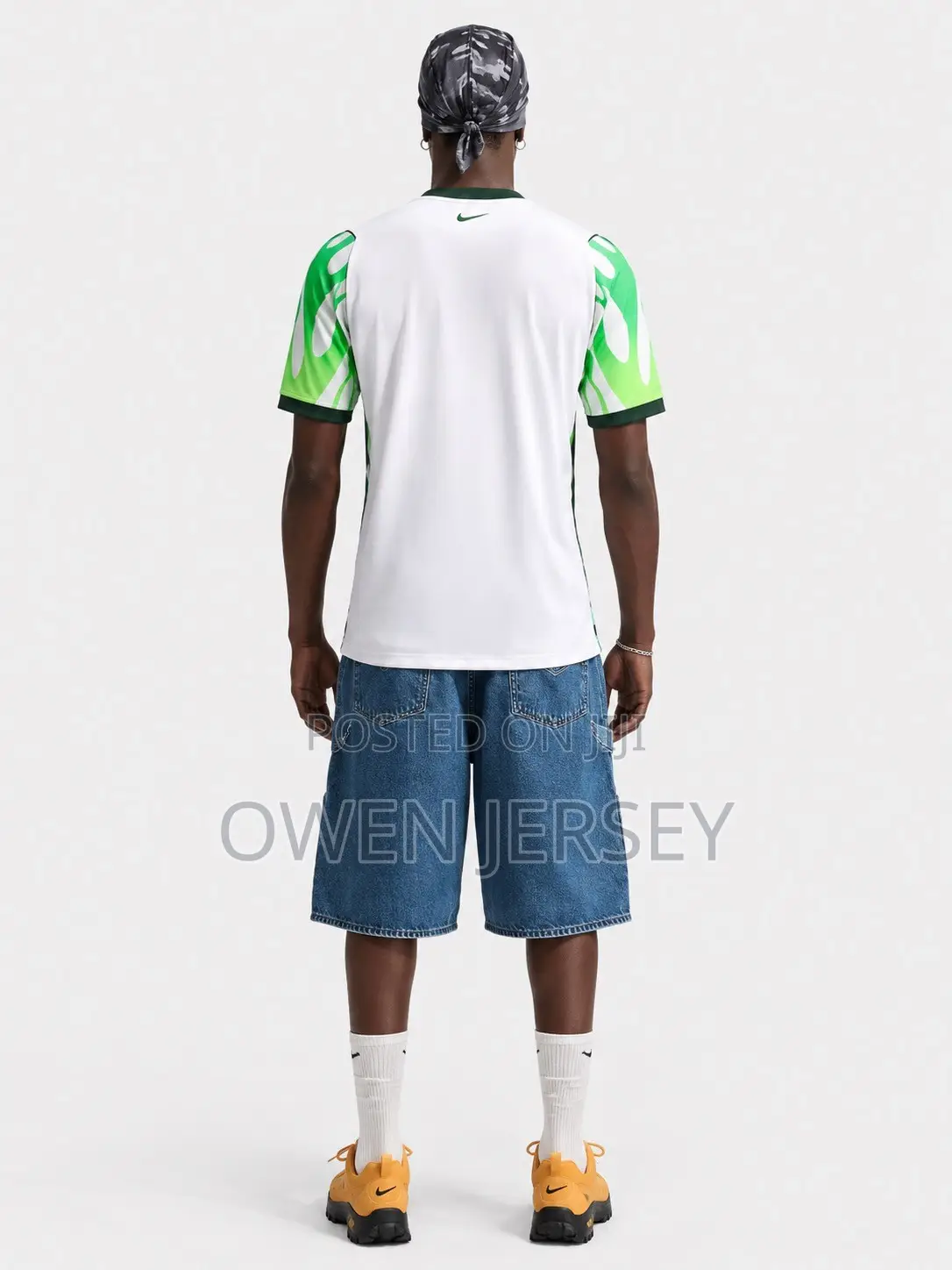 Nigeria White and Green Football Jersey – Classic Super Eagles Edition