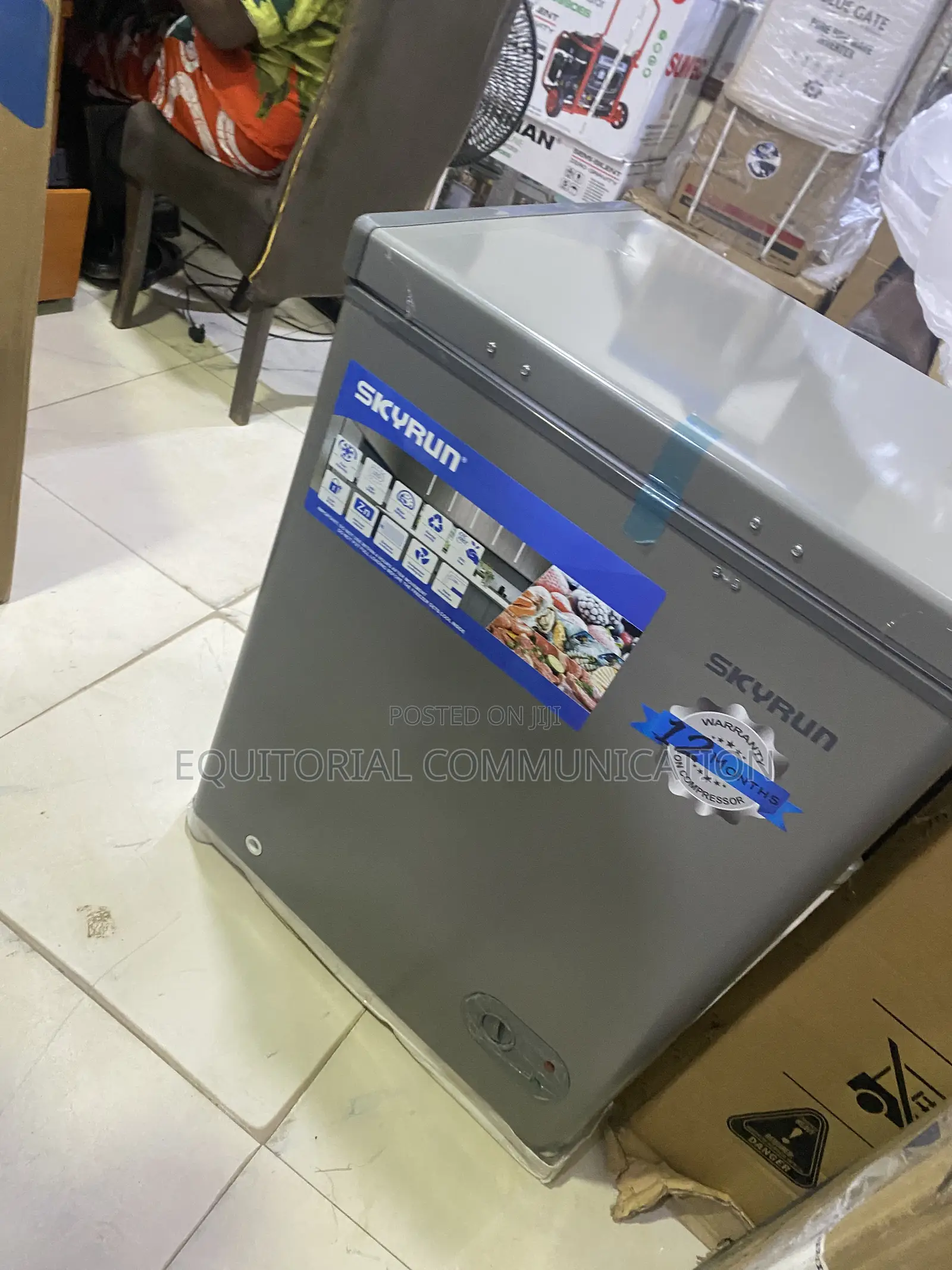 Skyrun 100L Chest Freezer BD-100HNW With Fast Cooling