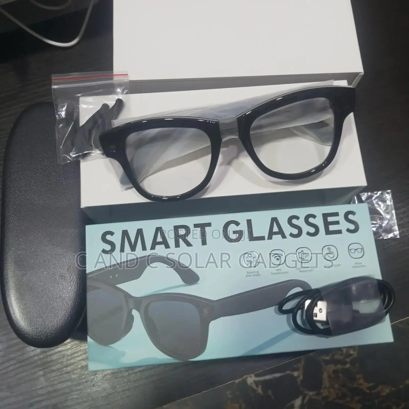 Ai Smart Glass Camera With Power Bank Charger