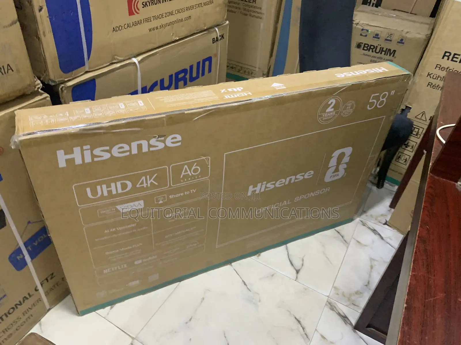 Hisense 58-Inch Ultra HD Smart TV With Modern Design