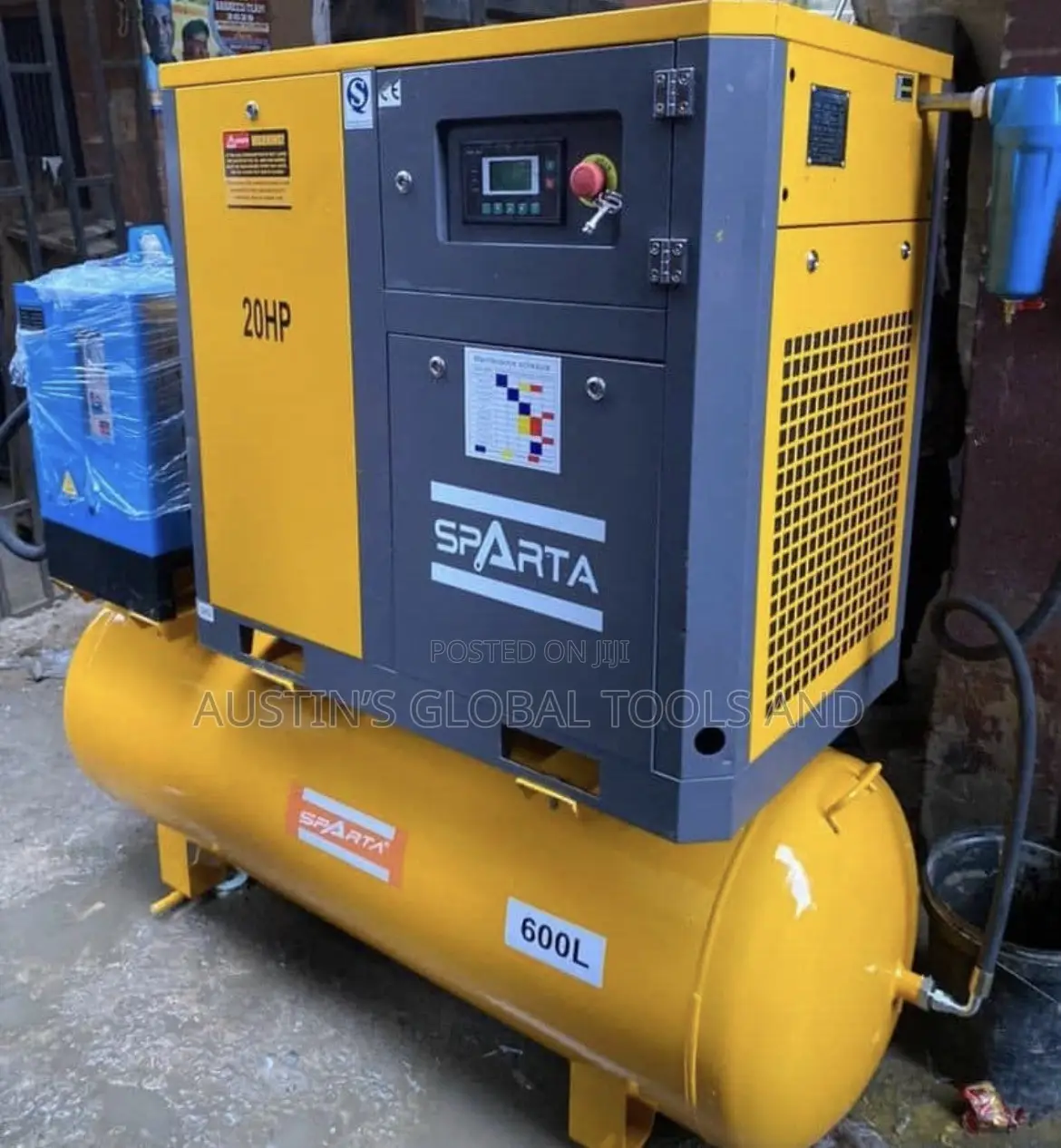Sparta All-in-One 20HP (15kW) Rotary Screw Air Compresso
