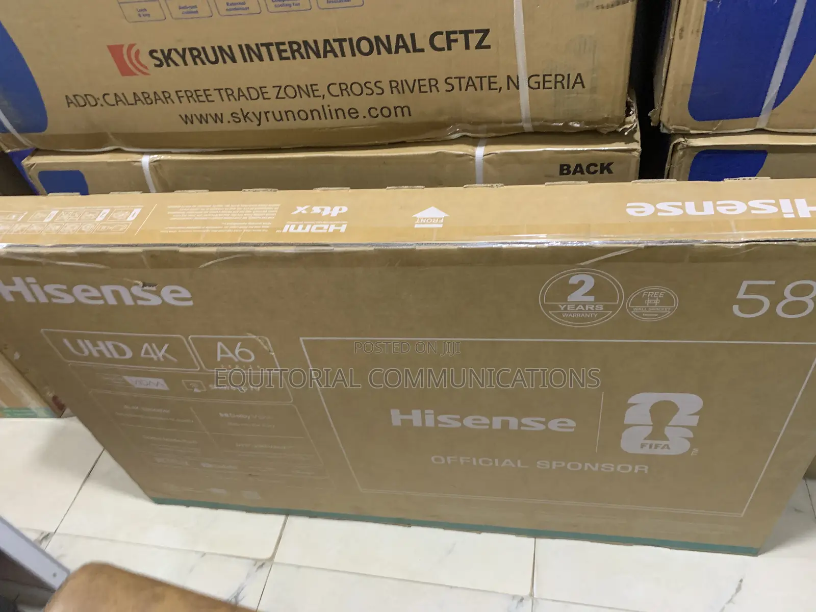 Hisense 58-Inch 4K UHD TV With Built-in Wi-Fi