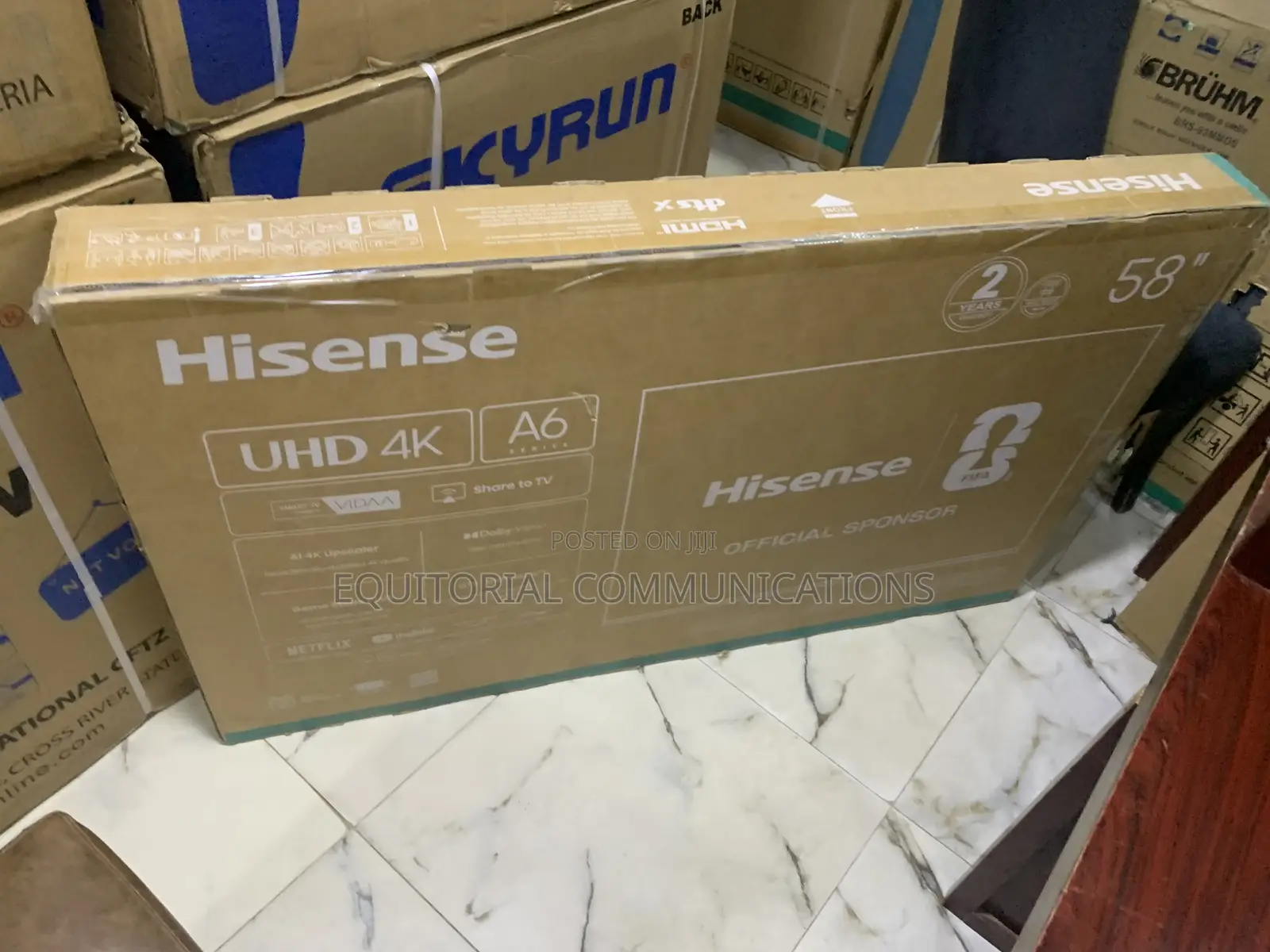 Hisense 58-Inch Smart Television With Vibrant Colours