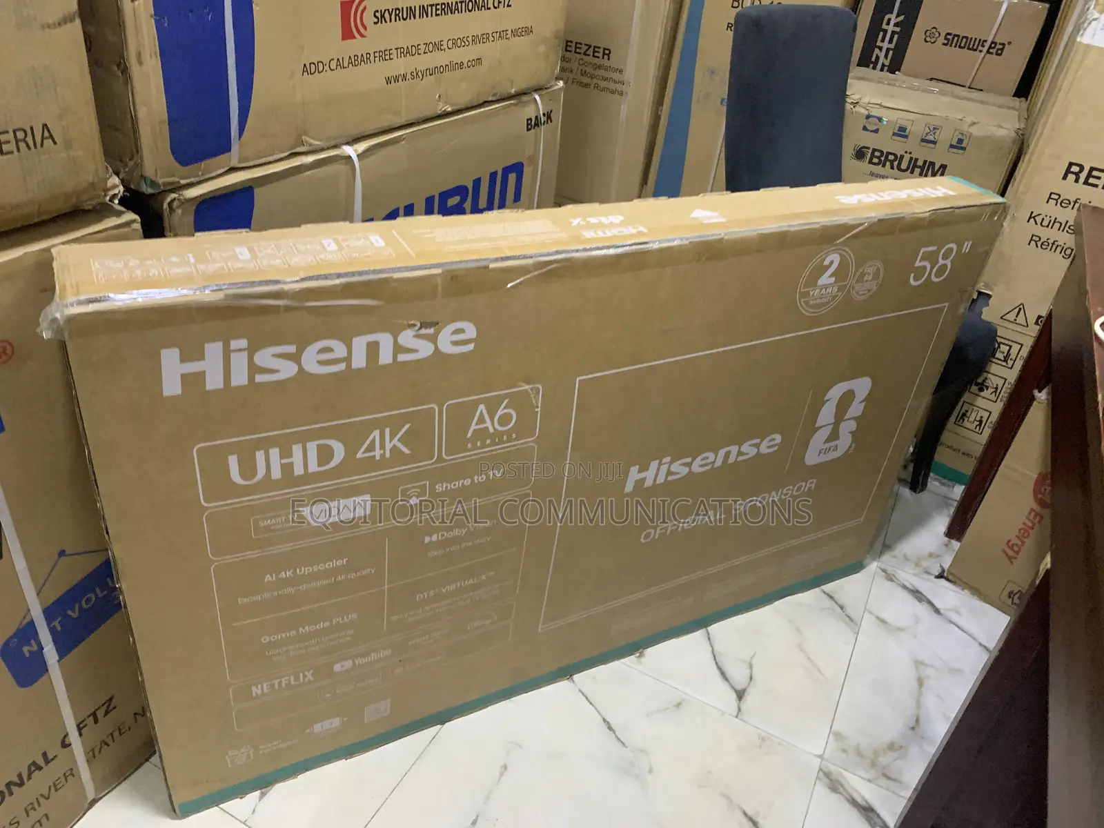 Hisense 58-Inch 4K UHD Smart TV With Sleek Design