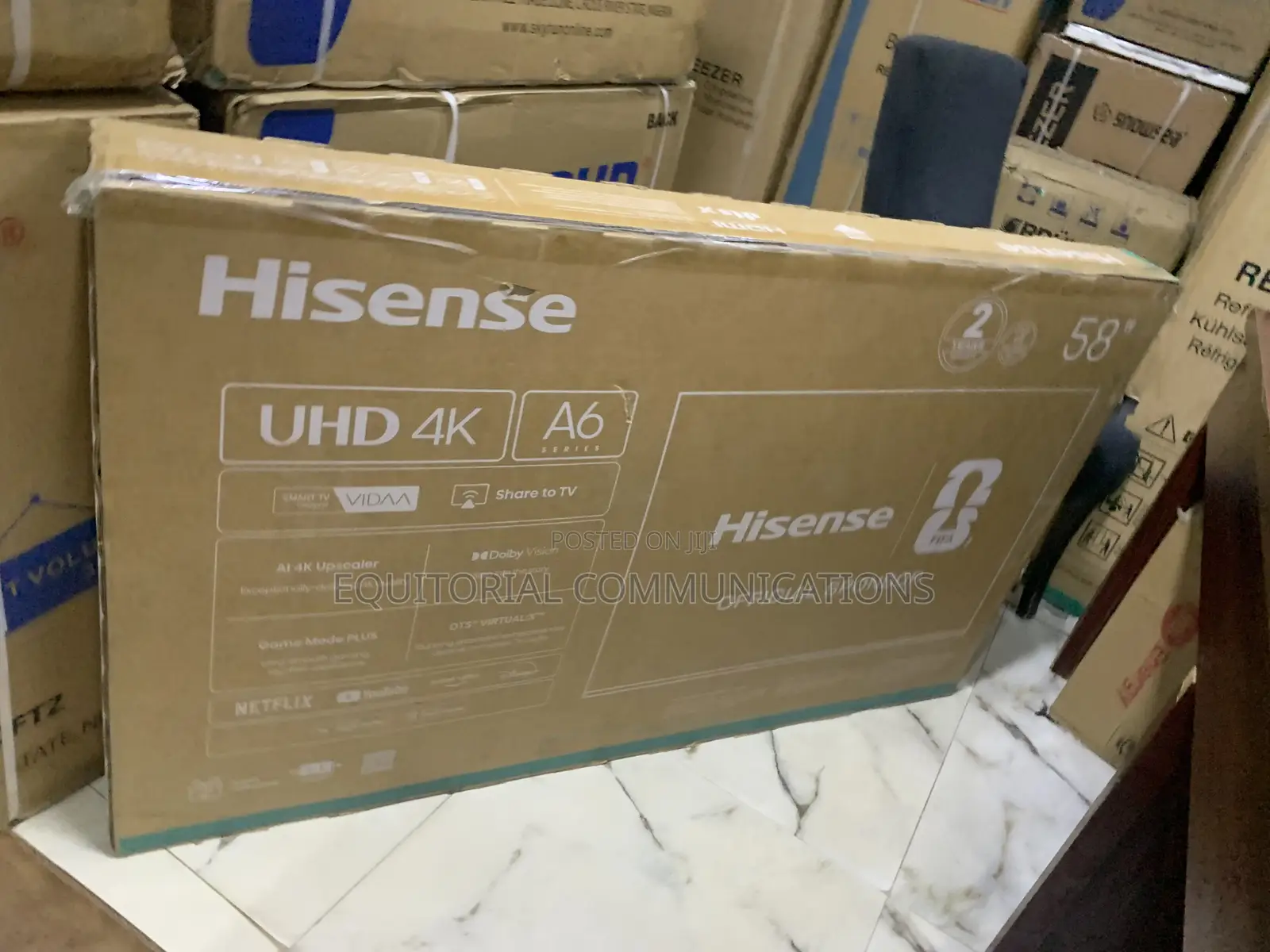 Hisense 58-Inch 4K TV for Movies, Sports and TV Shows