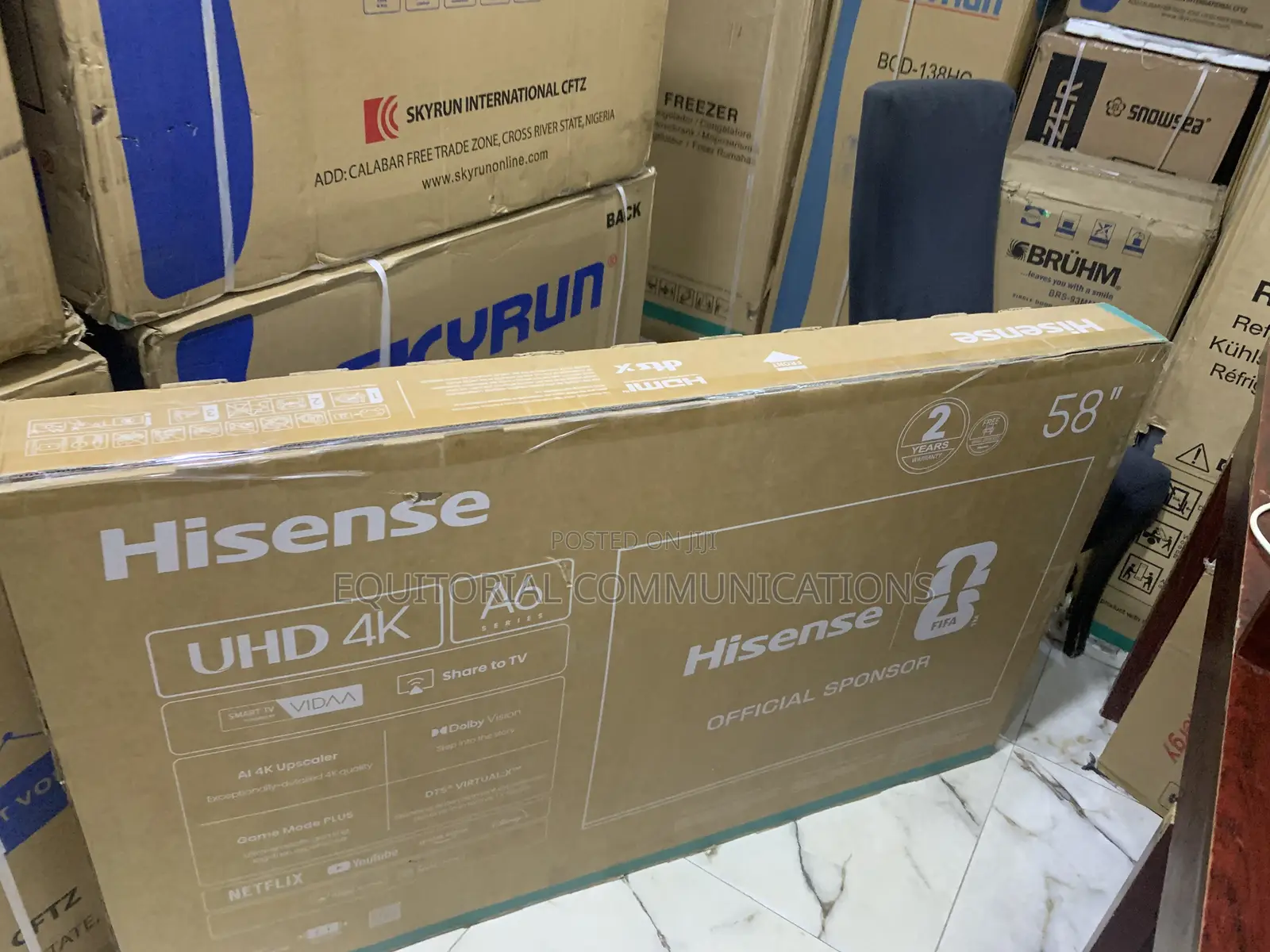 Hisense 58-Inch 4K TV for Movies, Sports and TV Shows