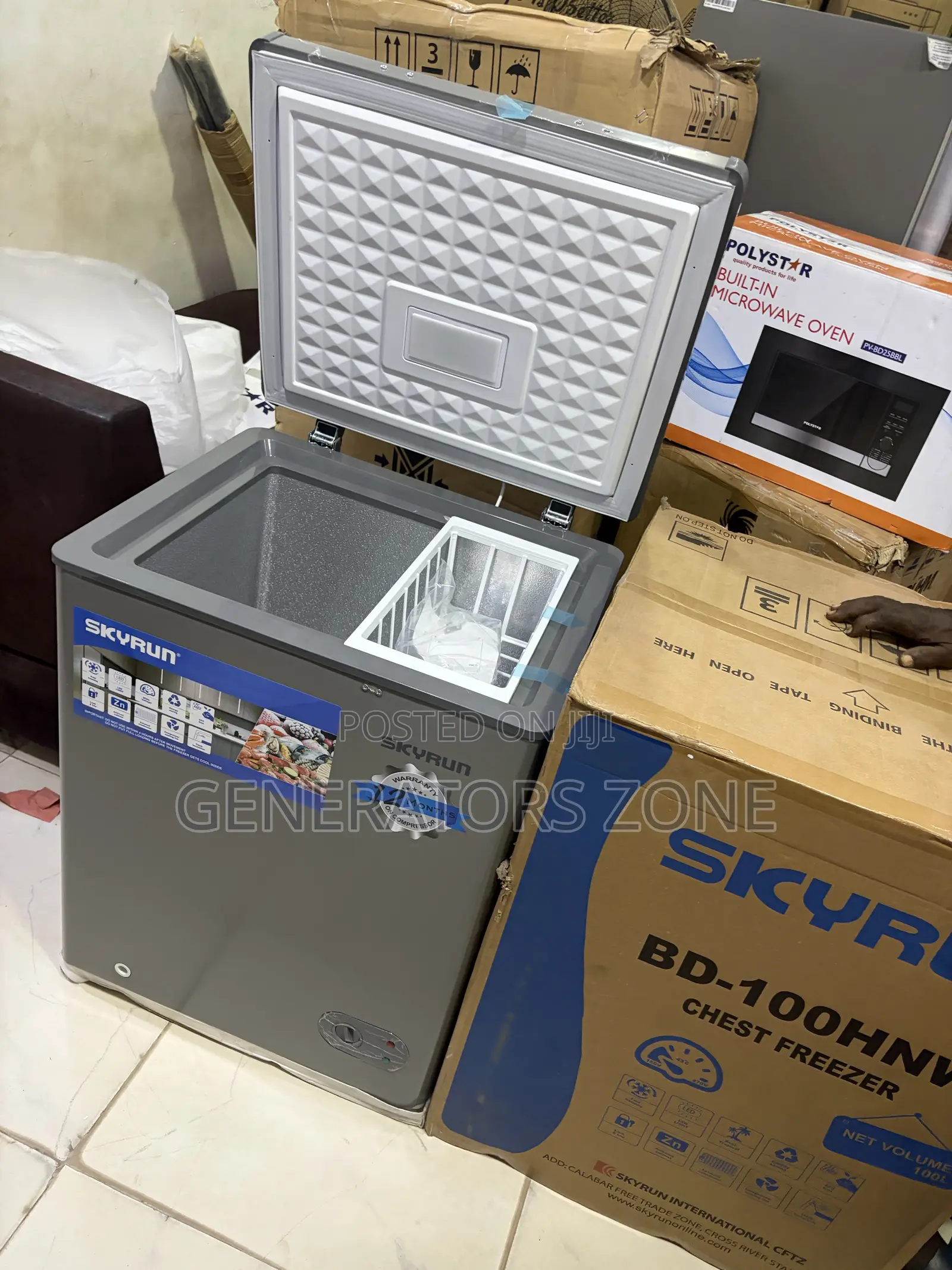 Skyrun BD-100HW Food Preservation Chest Freezer