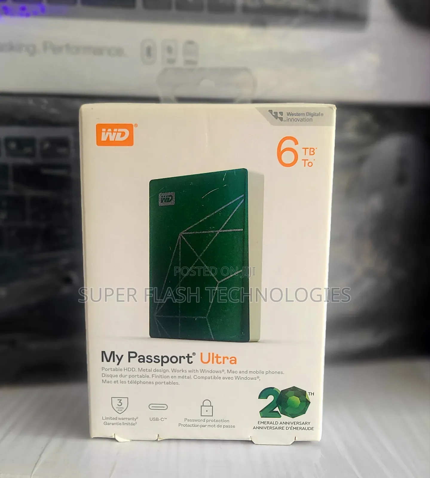 WD 6TB My Passport Ultra External Hard Drive