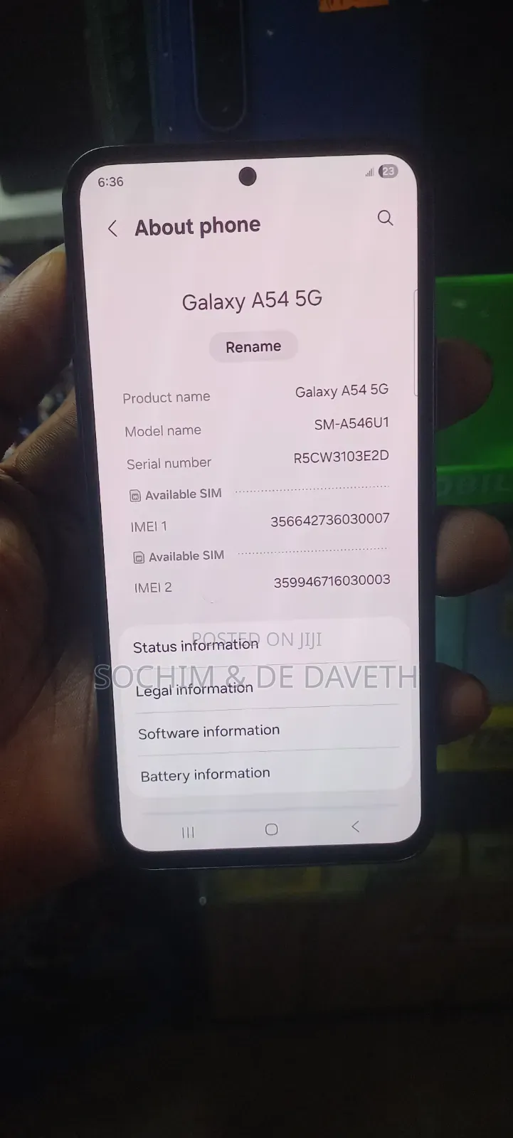 Samsung Galaxy A54 5G 128 GB Black