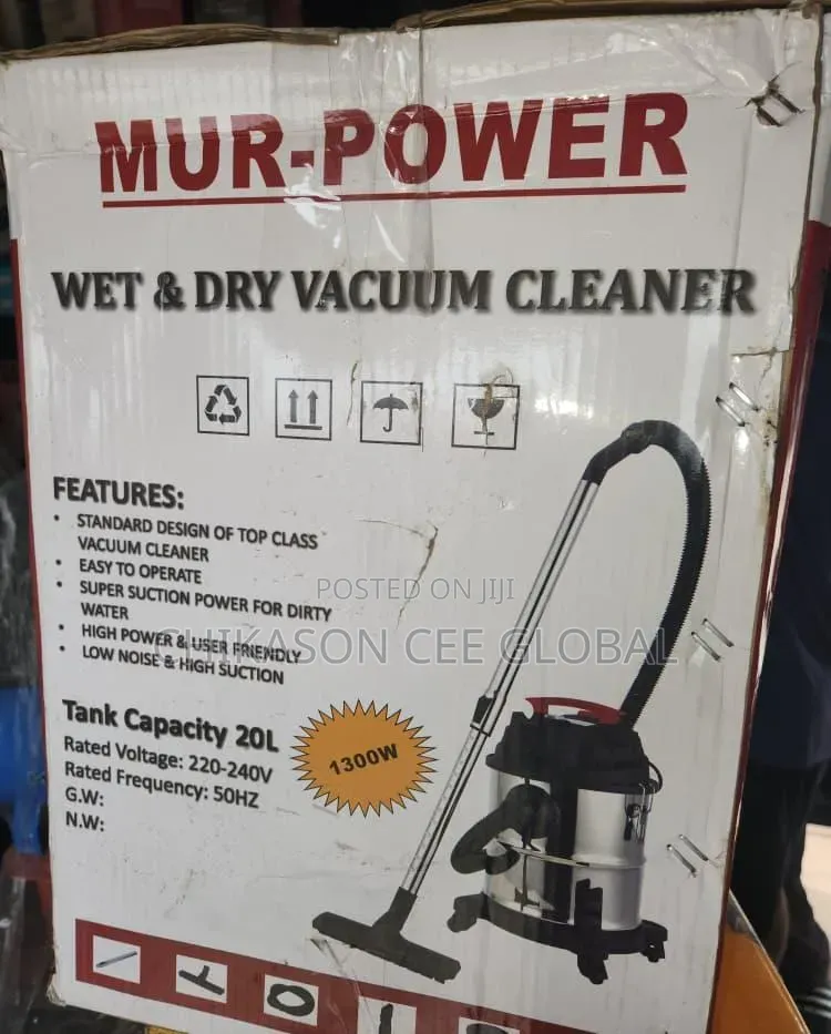 Mur Power Wet and Dry Vacuum Cleaner 20l