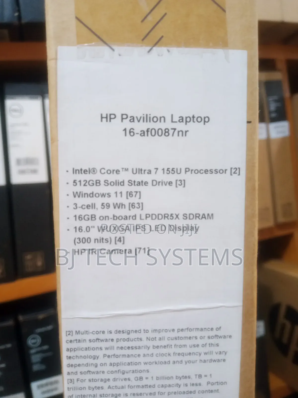 New Laptop HP Pavilion 15 16GB Intel Core Ultra 7 SSD 512GB