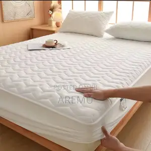 100% Waterproof Fitted Sheet Solid Color Cotton