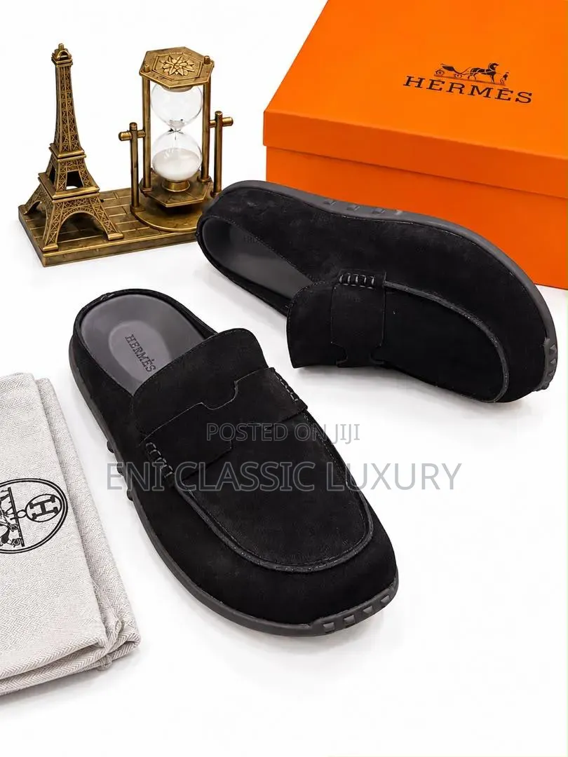 Hermes Luxury Men's Half Shoes Collection Good Quality Well Branded