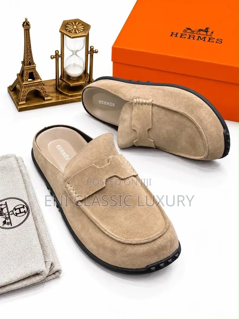 Hermes Luxury Men's Half Shoes Collection Good Quality Well Branded