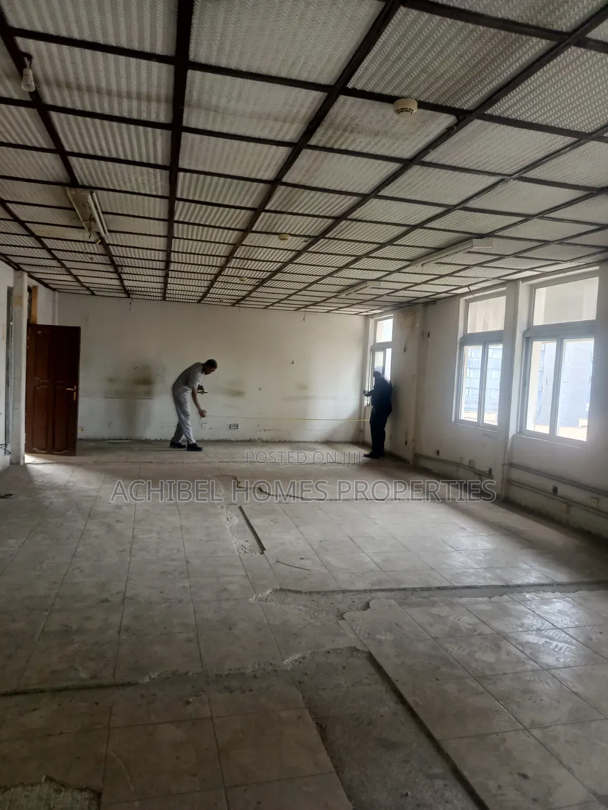 An 80 Square Meter Open Office Space in Lagos Island