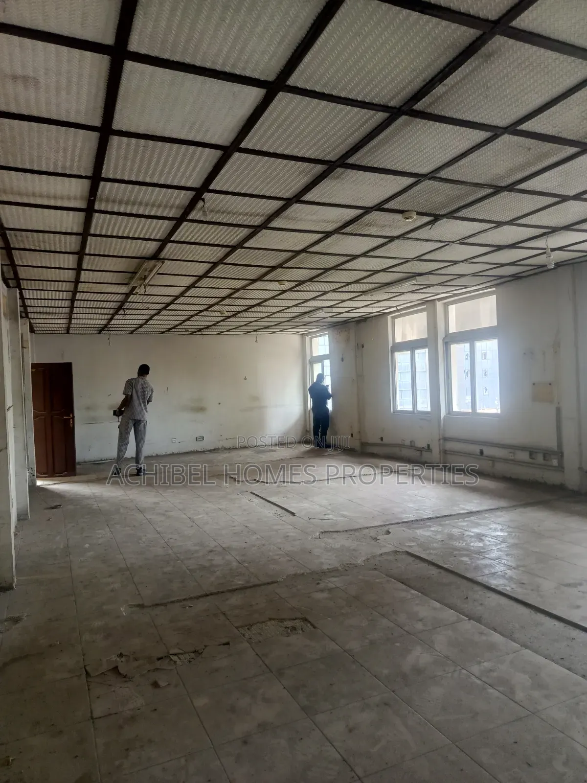 An 80 Square Meter Open Office Space in Lagos Island