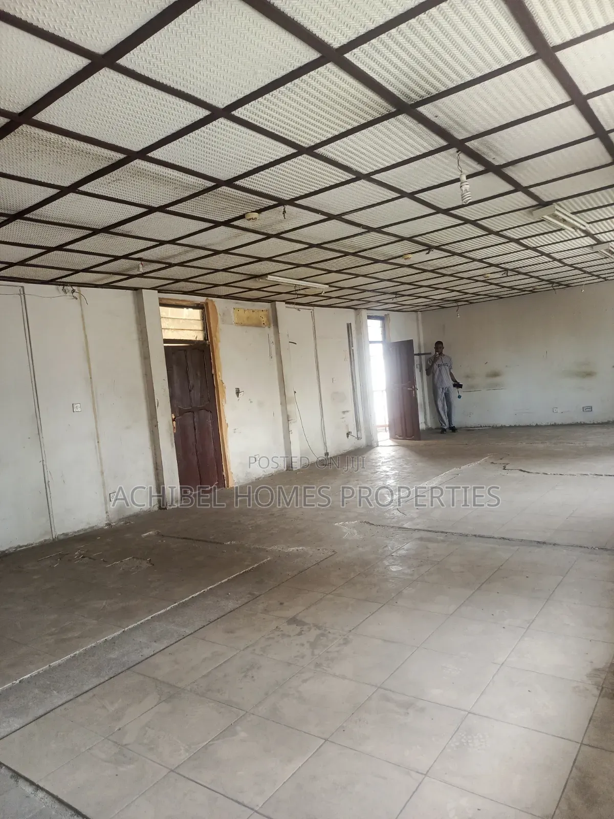 An 80 Square Meter Open Office Space in Lagos Island