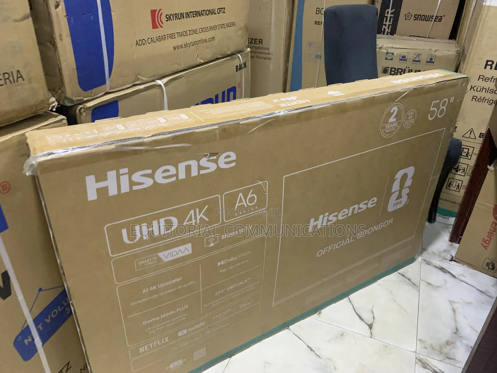 Hisense 58A6N Large 58INCH 4K UHD Screen for Everyday Viewing