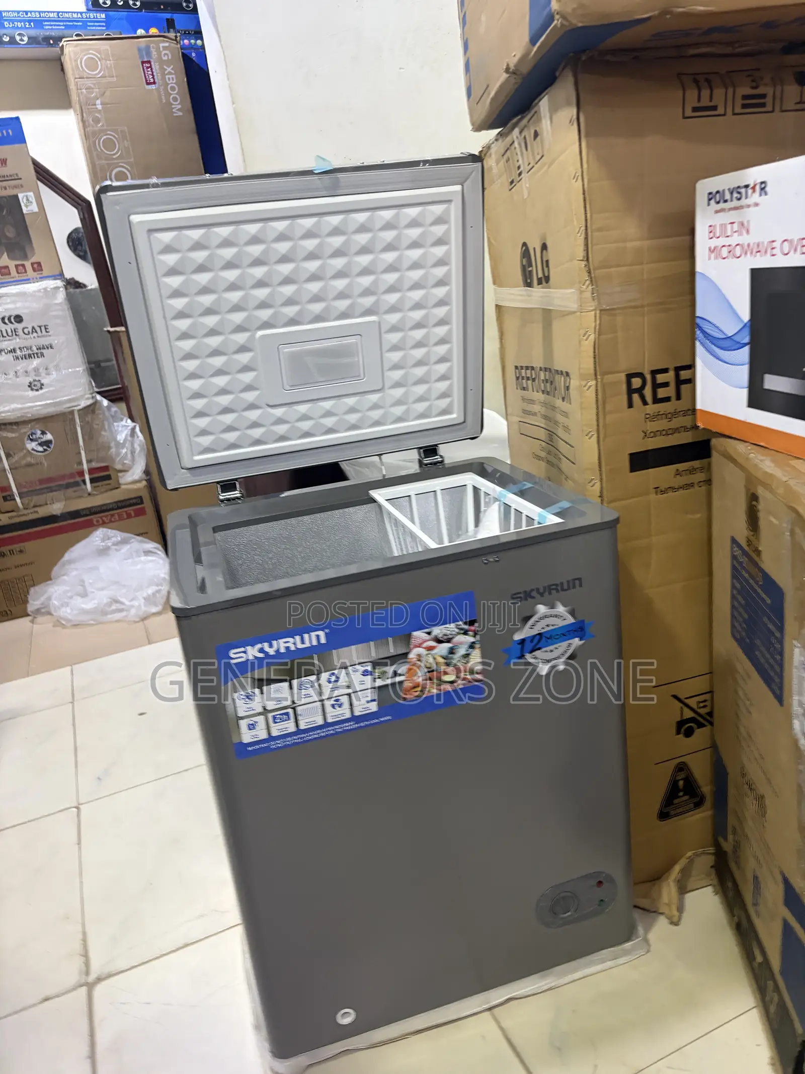 Skyrun BD-100HW 100L Chest Freezer for Cafe Storage