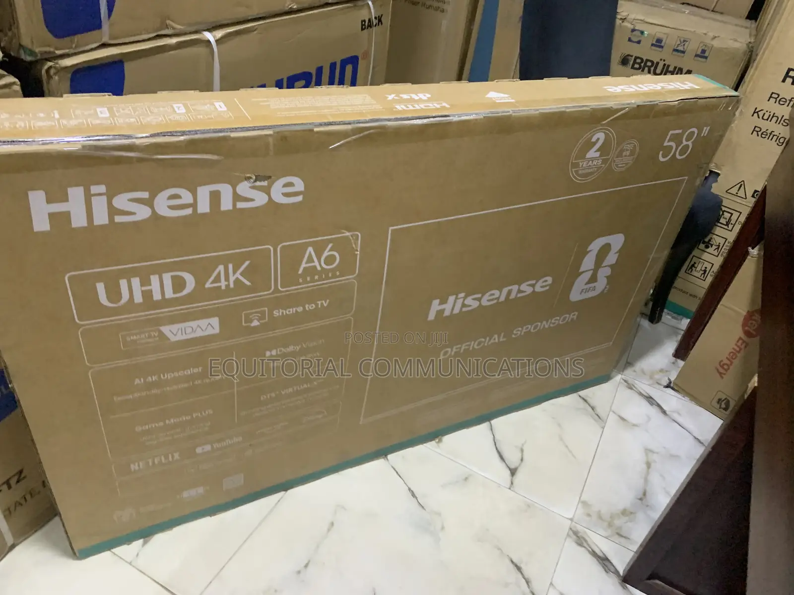 Hisense 58-Inch UHD Smart TV for Family Movie Nights